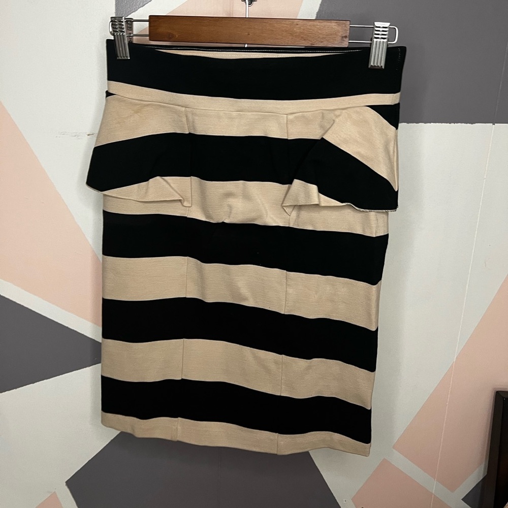 Stretchy Cotton Blend Pencil Skirt